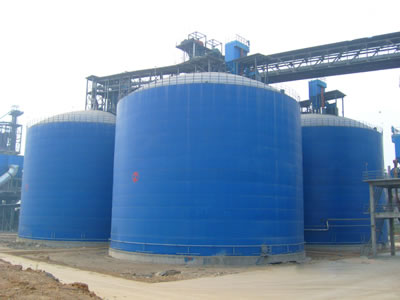 阜龙乡水泥钢板库改造