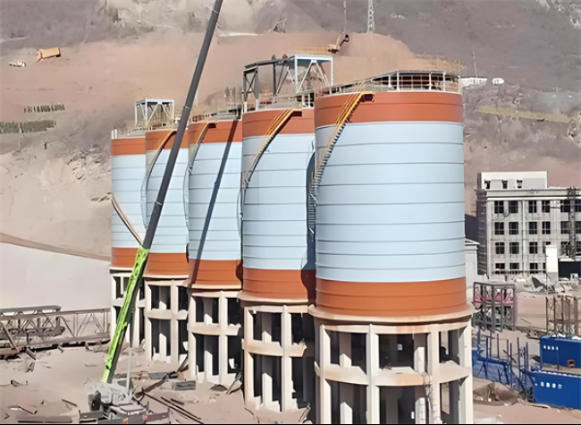 阜龙乡高架钢板仓